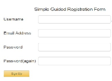 css3, form jQuery, Registration Page, css tips, javascript